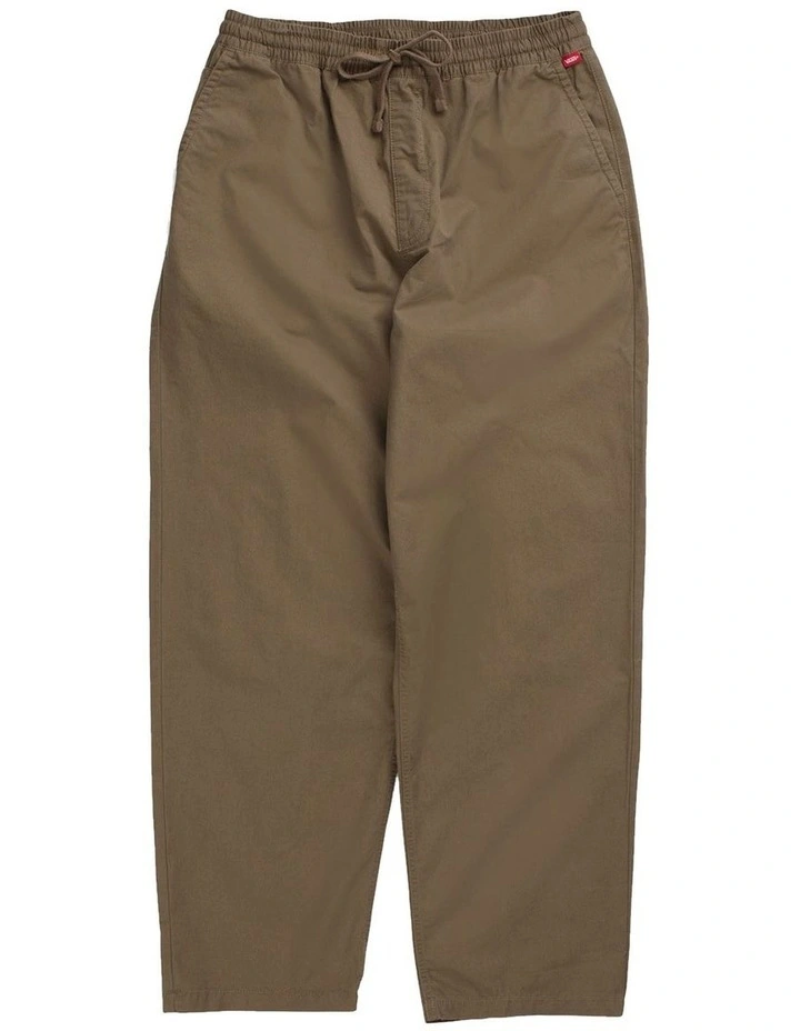 Range Baggy Tapered Elastic Waist Pant in Canteen