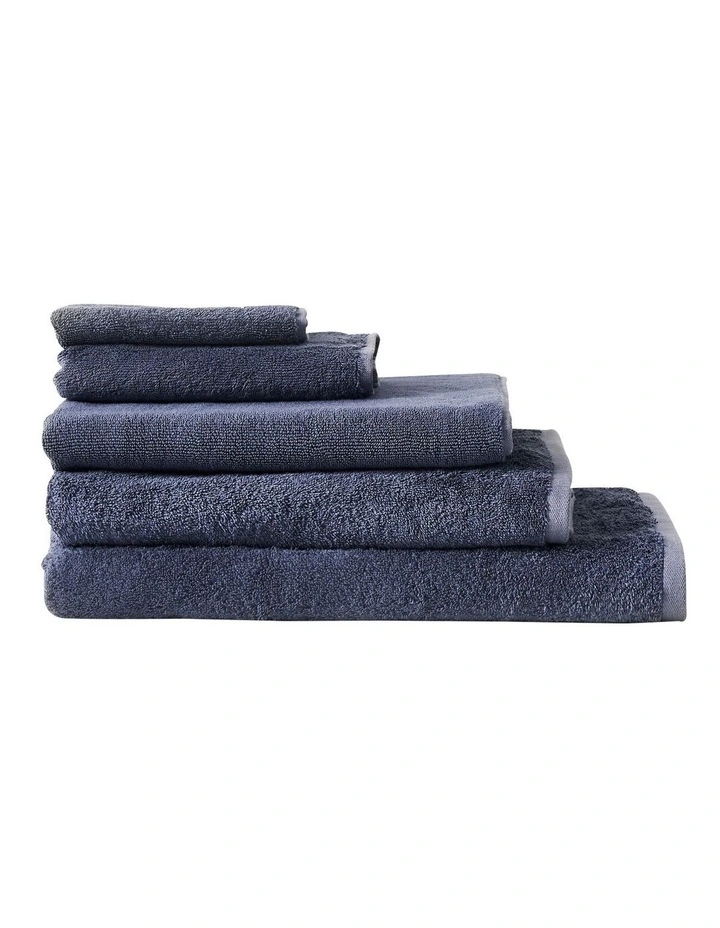 Nara Cotton Bamboo Towel Range Blue