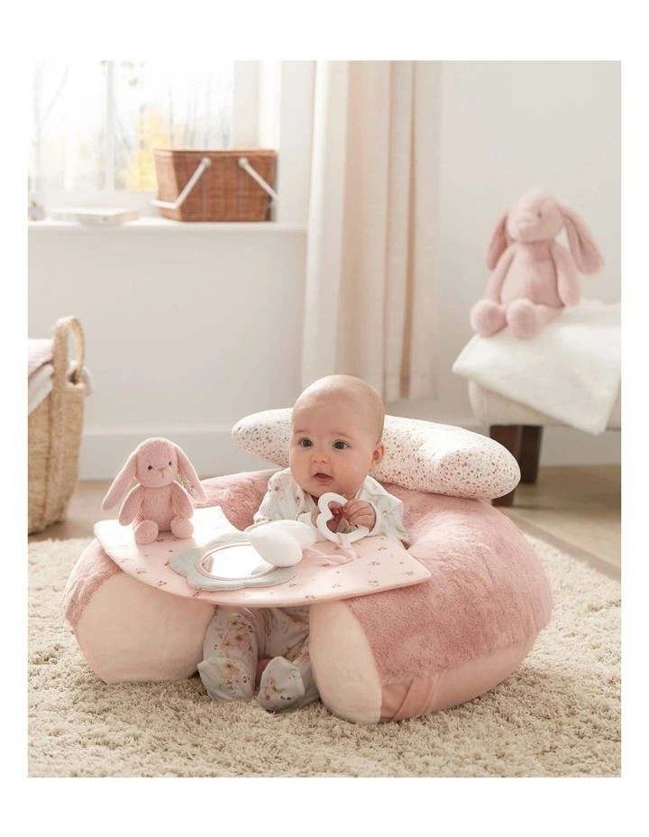 Welcome to the World Sit & Play Bunny Interactive Seat in Pink