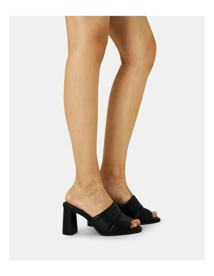Frosty Mule Heels in Black