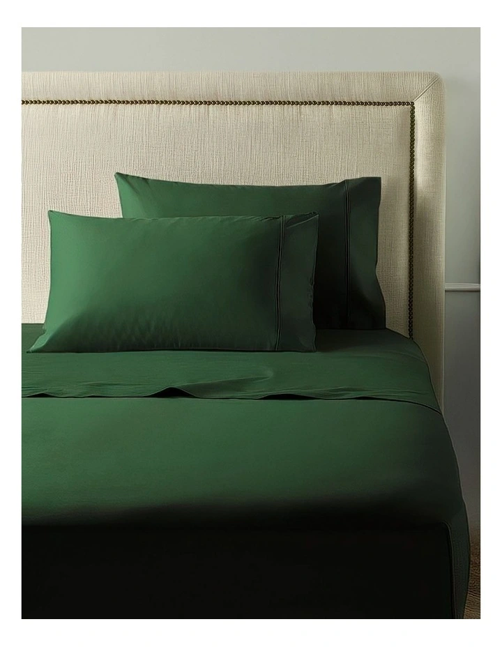 1000TC Finest Cotton Sheet Set in Forest Green