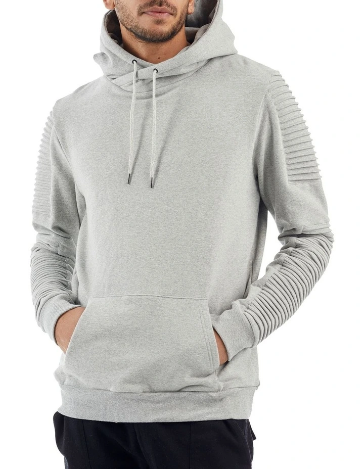 Montana Hood Sweater Grey Marl