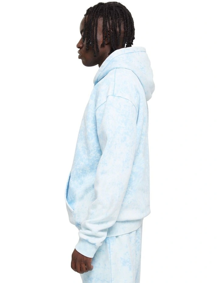 Towel Washed Hoody in Baltic Blue