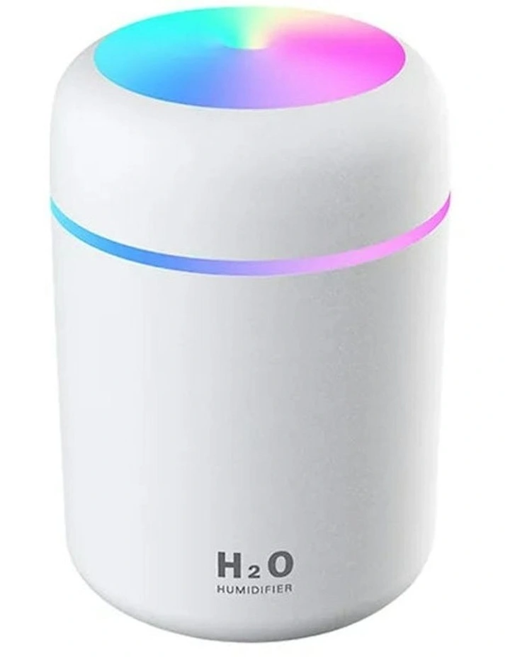 Mini LED Ultrasonic Humidifier 300ml