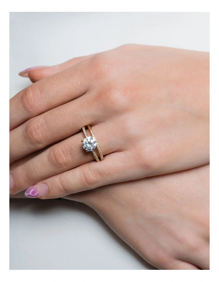 Iconic Bridal Francesca Gold Ring