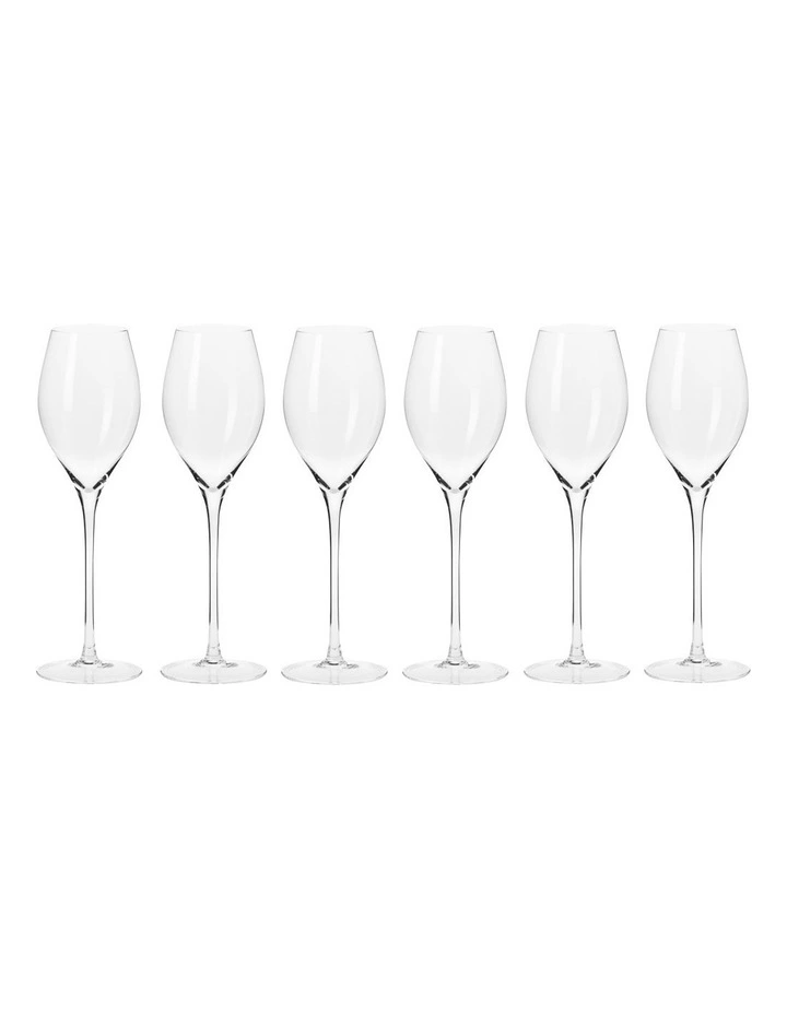 Harmony Prosecco Glass Gift Boxed 6 Piece 280ml in Clear