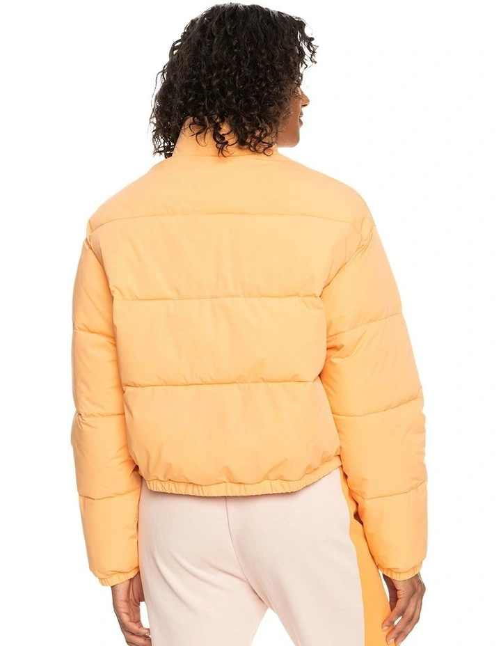 Move And Go Puffer Jacket in Orange