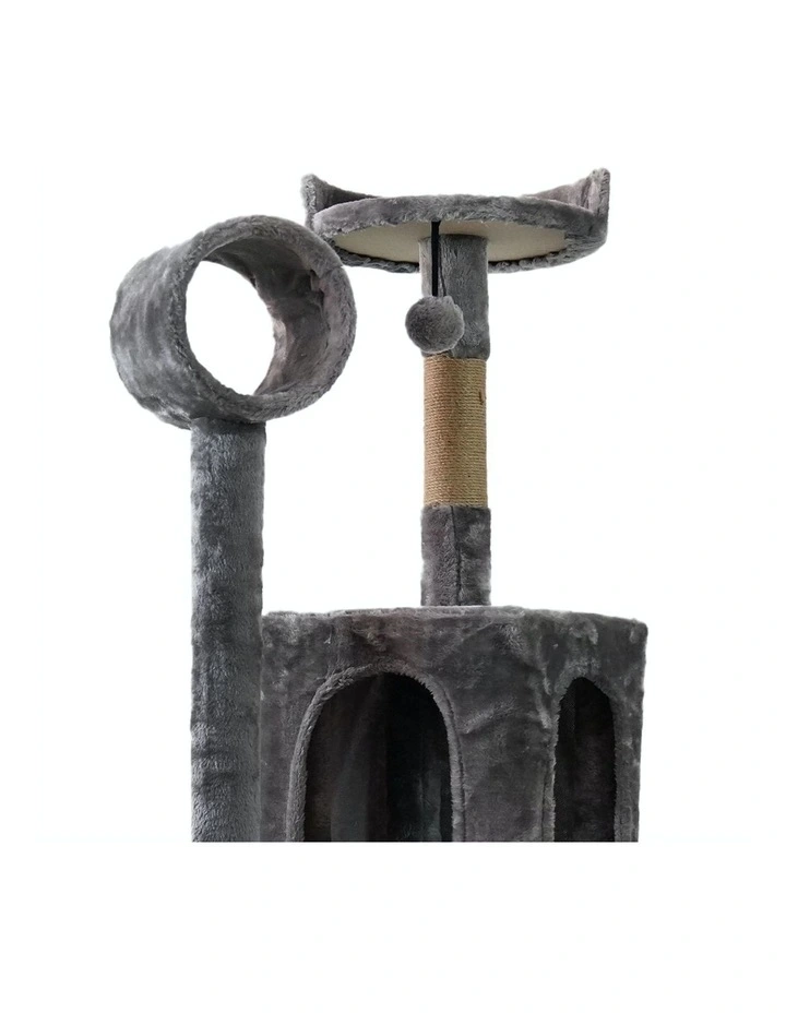 Cat Tree Scratching Post 135cm Dark Grey