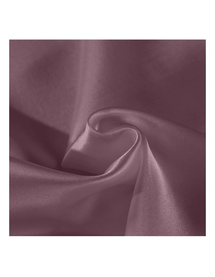 Mulberry Soft Silk Hypoallergenic Pillowcase Twin Pack 51 x 76cm in Wine