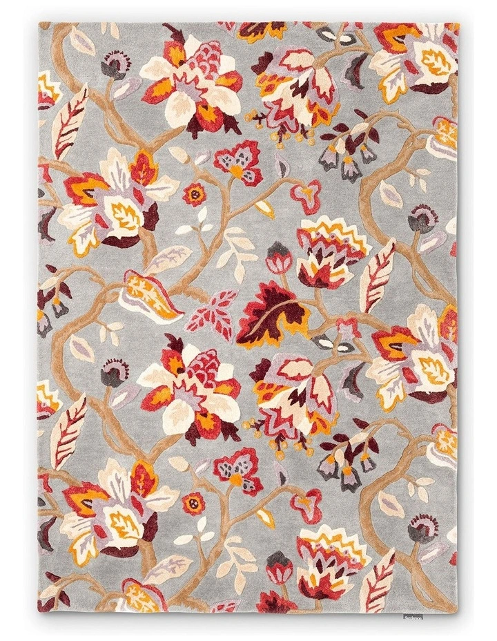 Amanpuri Plum Rug 145104 in Grey