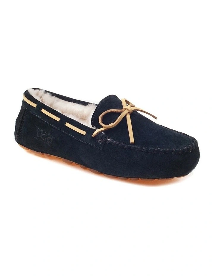 Romy Inner Wedge Moccasin in Black