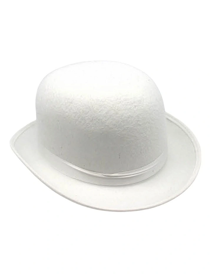Bowler Hat in White