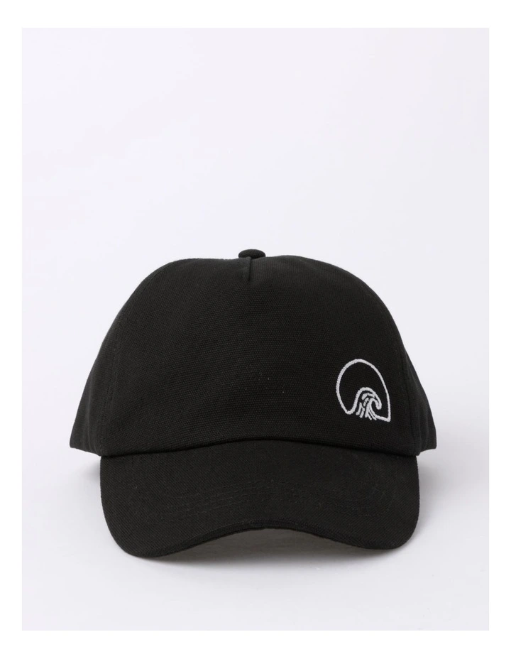 Cap With Logo in Charcoal