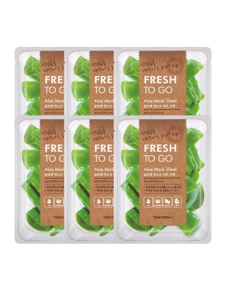 Fresh To Go Aloe 5+1 Free Mask Set