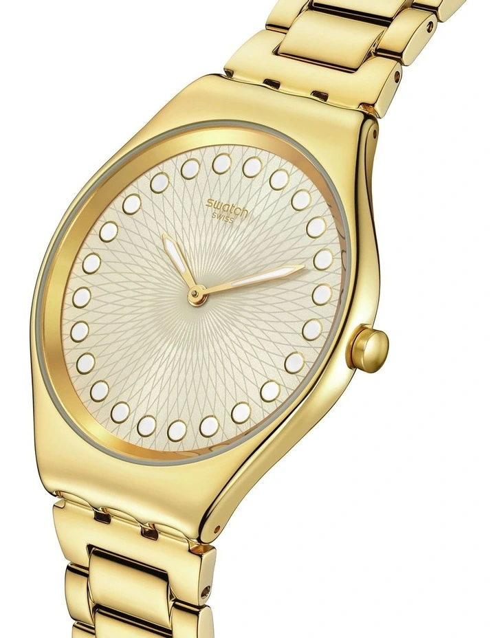 Bubbly and Bright Watch in Gold