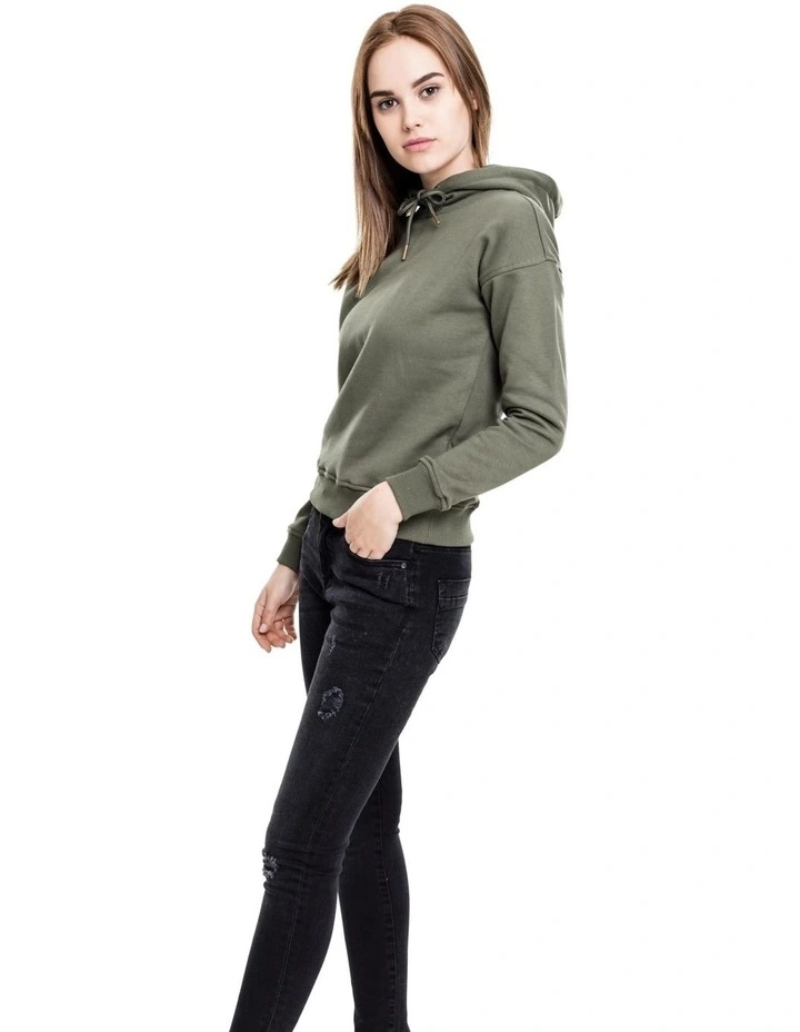 Basic Hoody in Olive