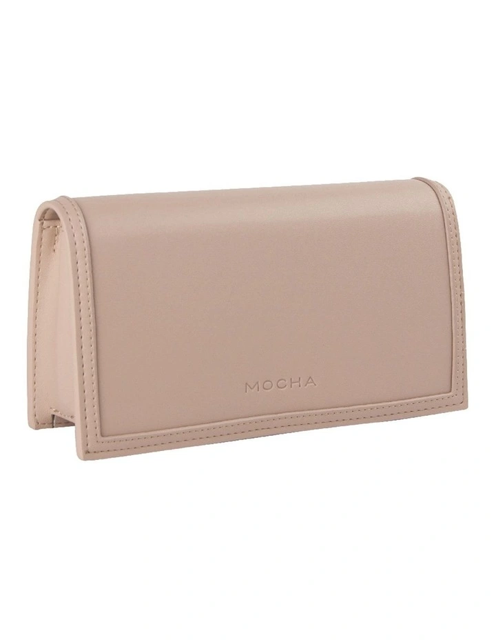 Emma Chain Crossbody Bag in Nude