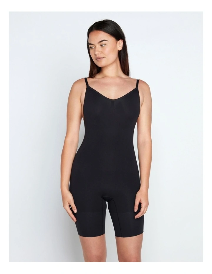 Medium Control Jumpsuit in Black