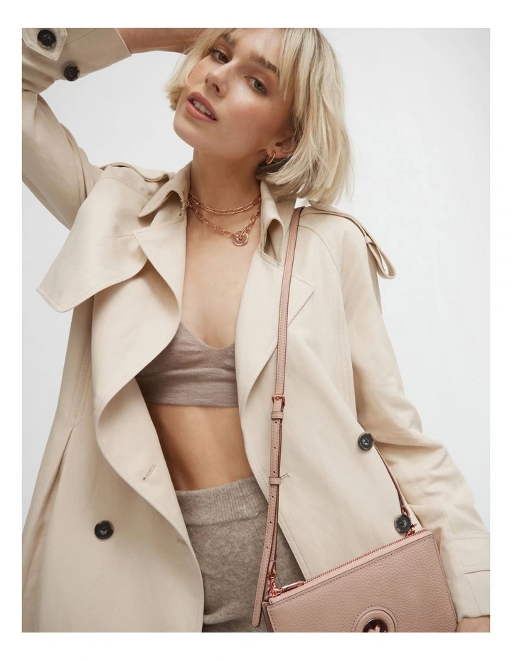 Link Crossbody Bag Strap 8mm in Almond