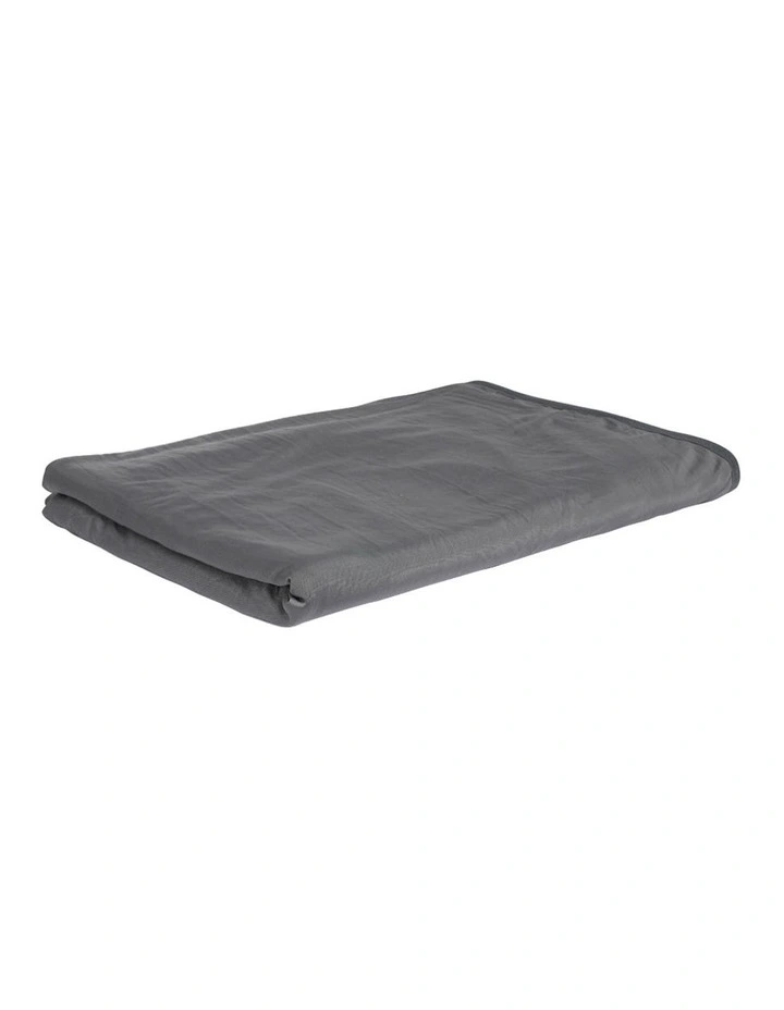Single Cooling Throw Blanket in Grey