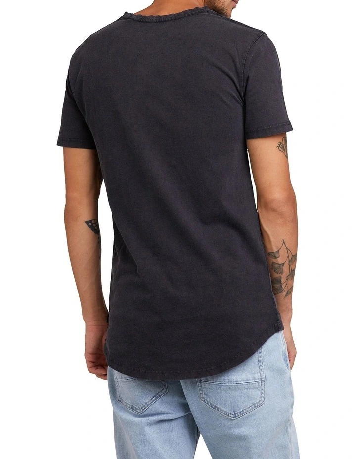 Acid Tail T-shirt in Washed Black