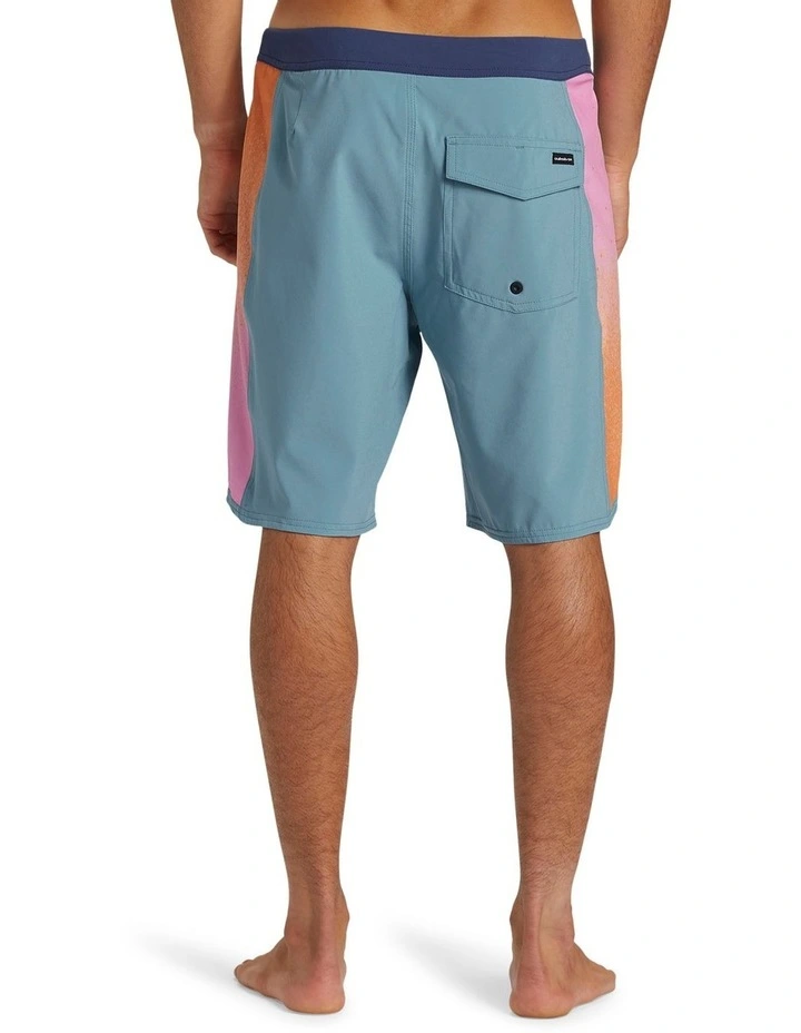 Surf Silk Arch 19" Boardshorts in Cadet Gray