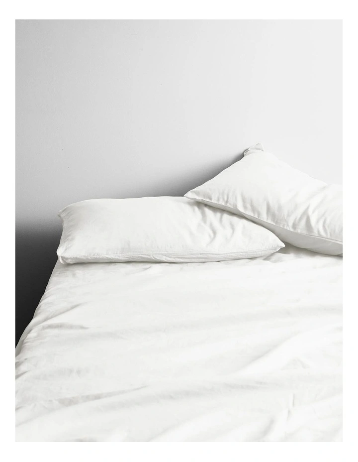 Halo Organic Cotton Sheet Set in White