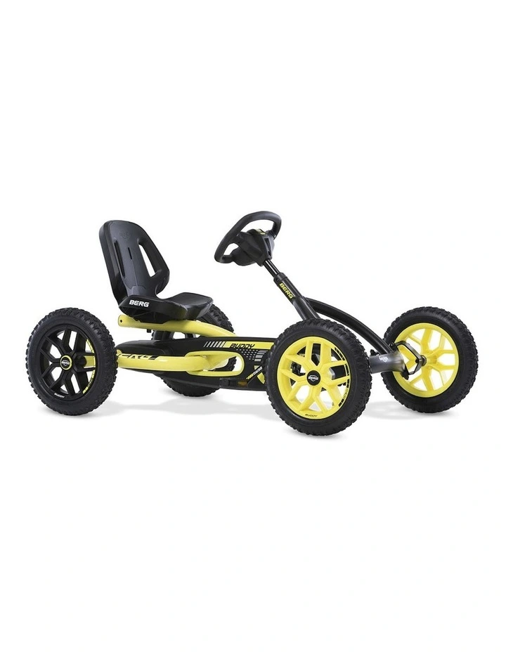 Buddy Cross 2.0 Pedal Go Kart (3-8 Years) in Yellow/Black