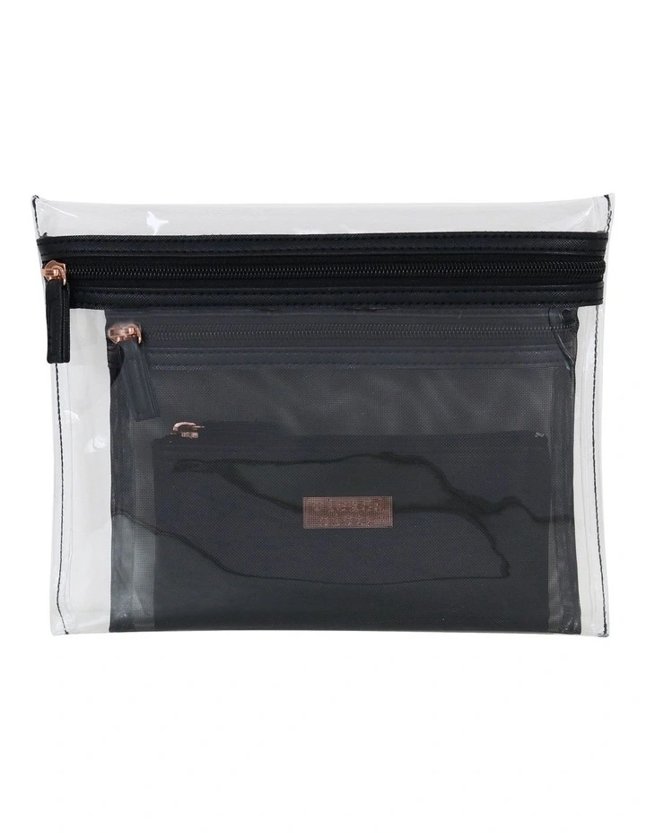 Jenna Trio Purse in Black