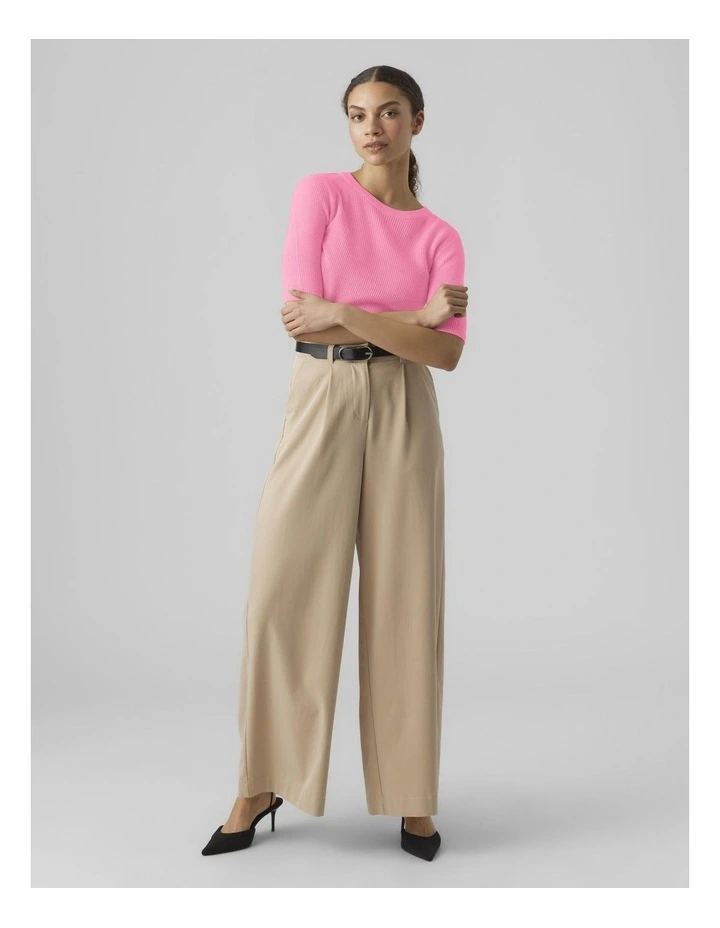 Lexsun Short Sleeve Top in Pink