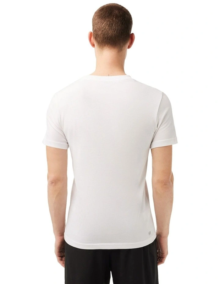 Big Croc T-shirt in White/Green