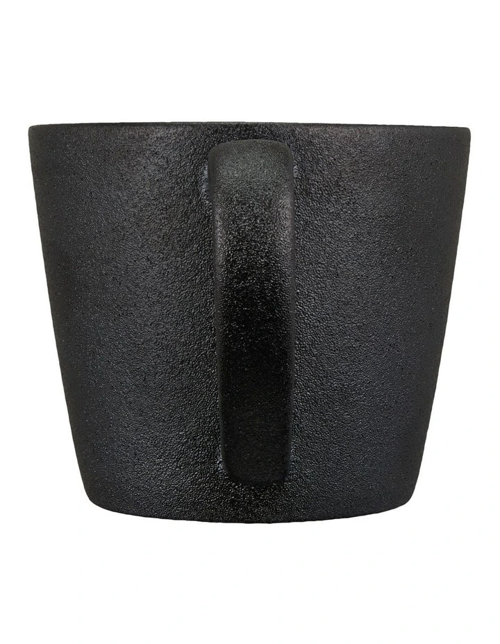 Caviar Conical Mug 420ml in Black