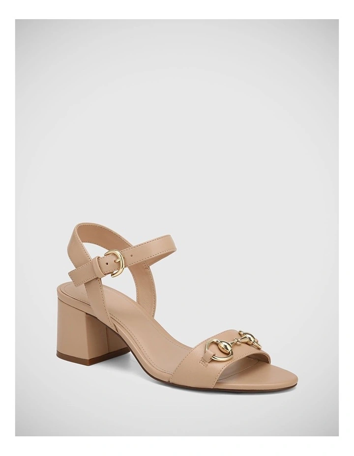 Karter Leather Sandal in Vintage Pink