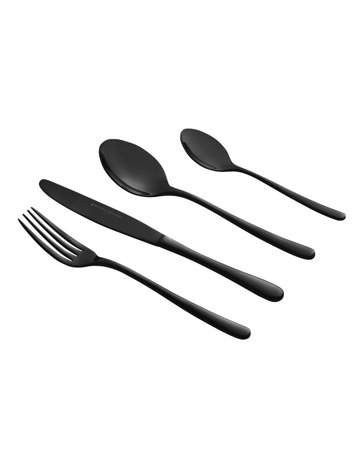 Leveson Cutlery Set 24 piece in Black