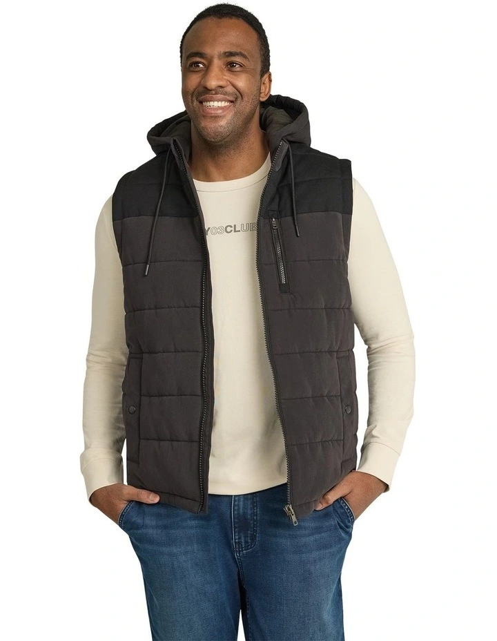 Parker Puffer Vest in Black