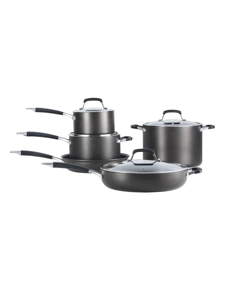 5 Piece Non-Stick Cookset in Black