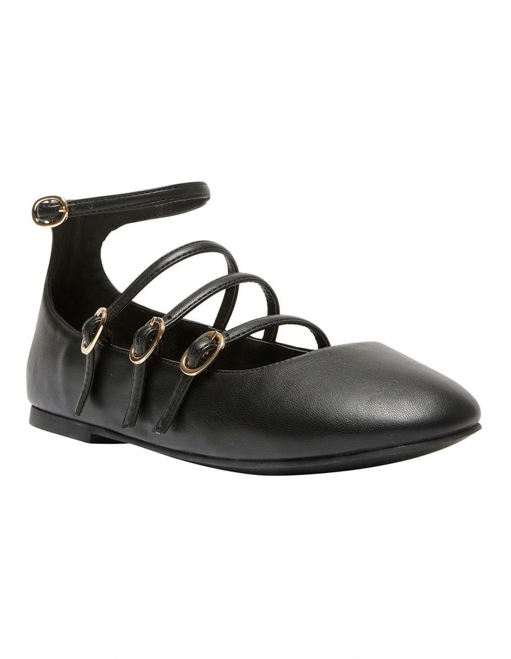 Layla Ballet Flats in Black