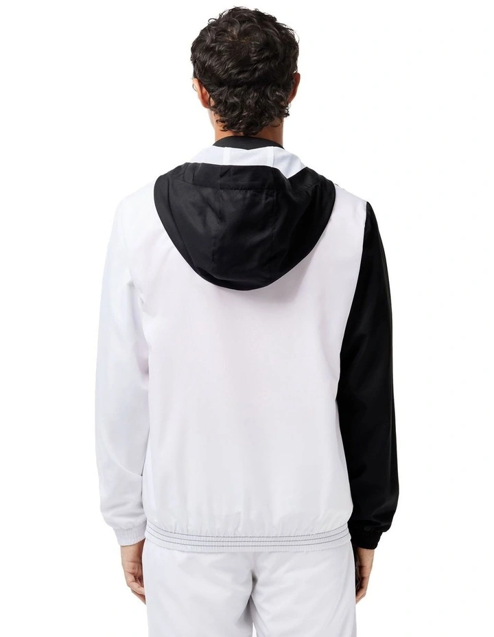 Technical Spray Jacket in Black/White