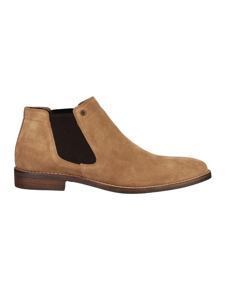 Drake Chelsea Boot in Beige Suede