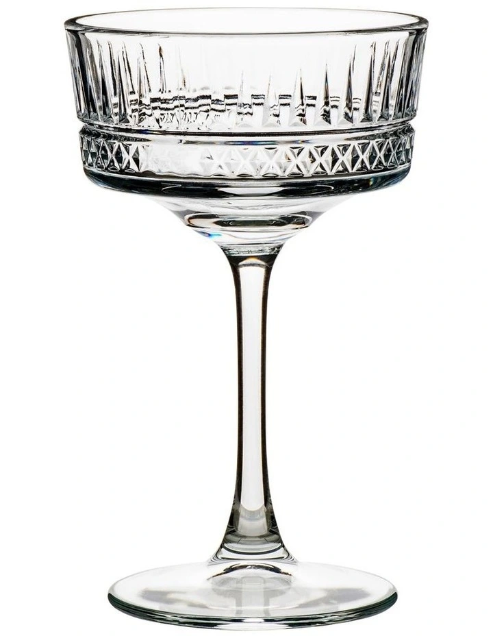 Cocktail & Co Atlas Coupe Glass Gift Boxed Set of 2 260ml in Clear