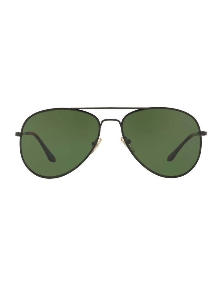 HU1001 Black Polarised Sunglasses