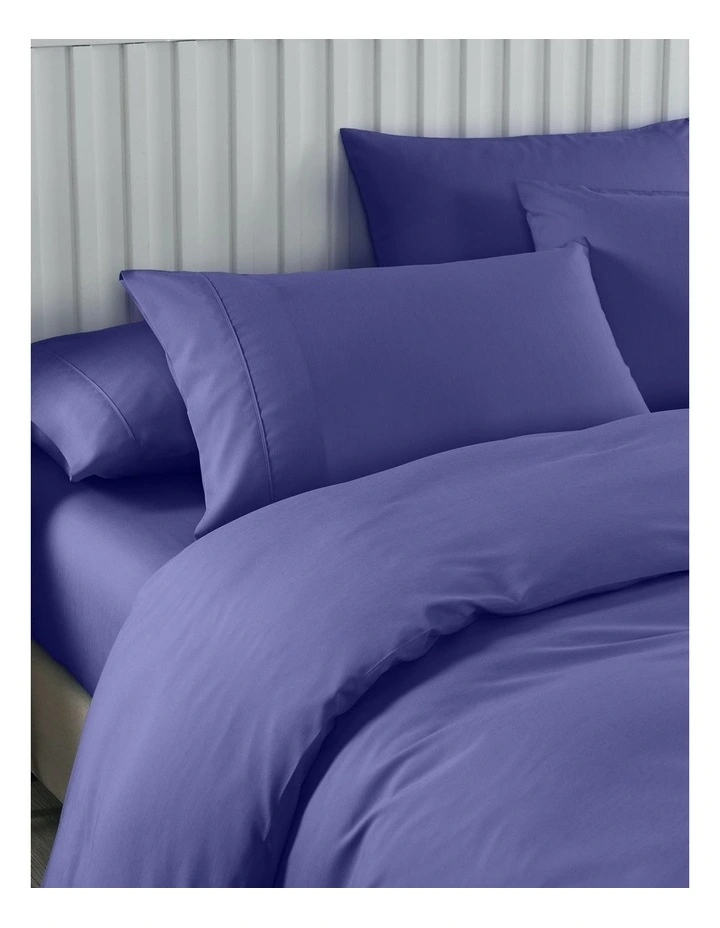 Bamboo Cooling Double Quilt Cover Set in Royal Blue