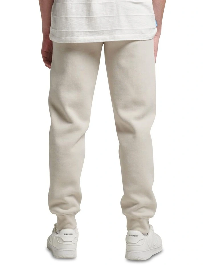 Essential Logo Joggers in Light Stone Beige