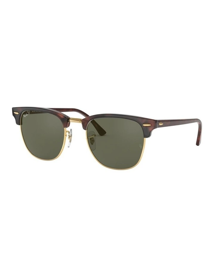 Clubmaster Brown RB3016F Polarised Sunglasses
