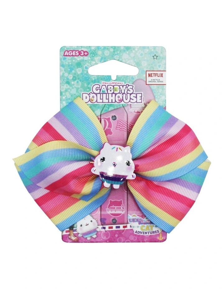 Sparkle Rainbow Bow Clip in Assorted