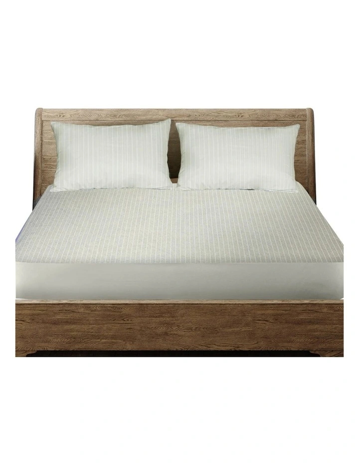 Cotton Terry Towel Waterproof Mattress Protector in Grey
