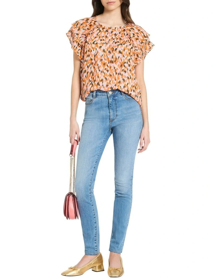 Confetti Blouse in Cactus Multi