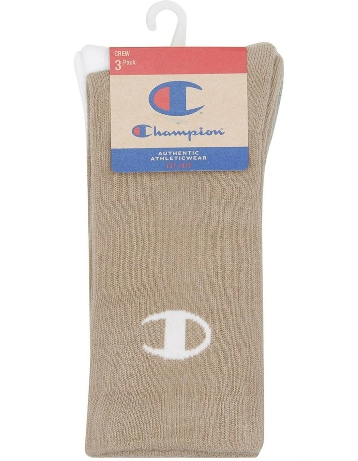 Junior Crew Socks 3 Pack in Multi