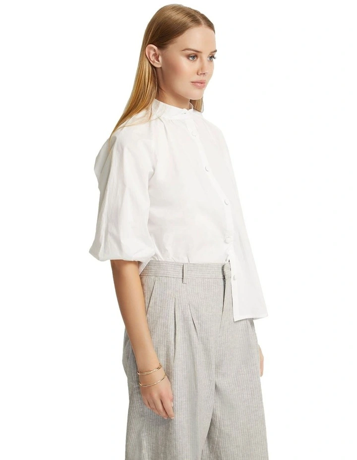 Westin Cotton Blouse in White