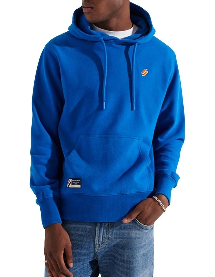 Superdry Code Essential Hood Royal Blue